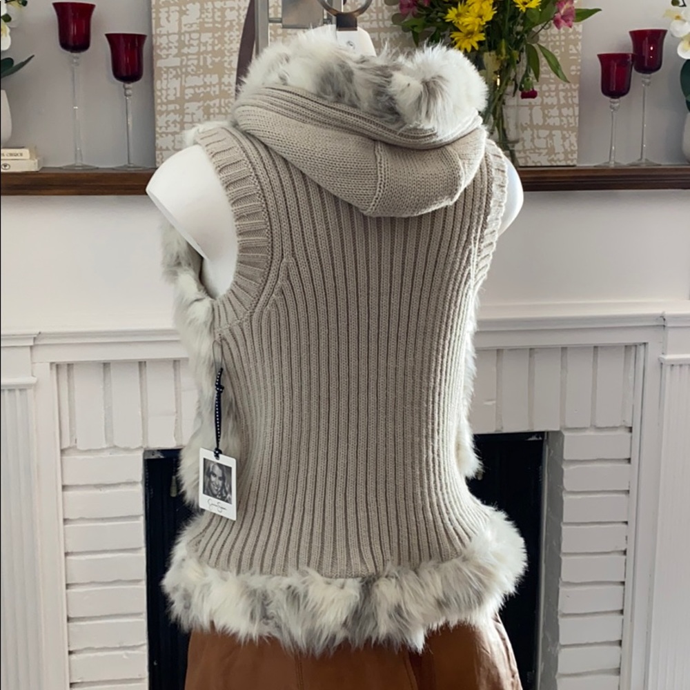 Jessica Simpson Hooded Sweater Vest